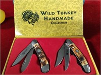 Wild Turkey Handmade Knives in Box
