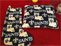 New Orleans Saints Throw & Xmas Stocking