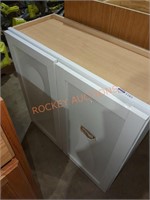 30" x 13" x 30" White Wall Cabinet