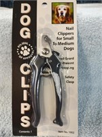 Dog Nail Clippers -Small to Medium Dogs-NIP