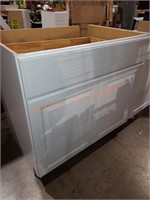 36"W×24.5"D×35"H White Cabinet