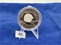 Green Bay Packers Super Bowl XXXI 1oz Silver Coin