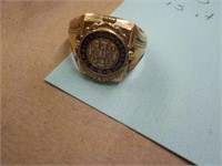 Unmarked SBS Ring possibly gold