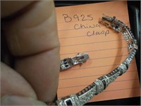 Bracelet clasp marked .925