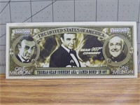 James Bond novelty banknote