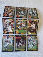 football cards lot of 9 1st edition wild cards too