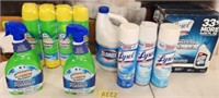 284 - MIXED LOT OF CLEANERS & BLEACH (A222)