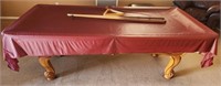 11 - WORLD OF LEISURE POOL TABLE, BALLS & CUES
