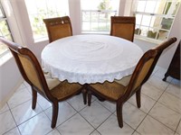 Glass Top Dining Table And 4 Chairs