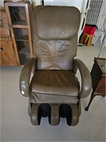Human Touch Leather Massage Chair, Works