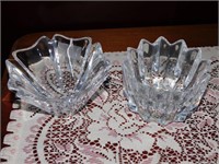 (2) Orrefors Crystal Vases
