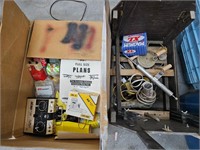 2 Boxes With Misc RC Plane Parts & More