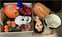 Halloween Masks And Decorations.