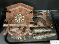 Wooden German Cuckoo Clock.