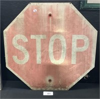 Metal Stop Sign.
