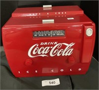 Advertising Coca-Cola Cooler AM/FM Radio Cassette