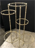 Brass Bamboo Plant Stand.