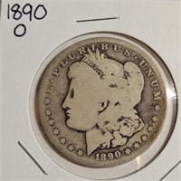 1890 "O" - MORGAN SILVER DOLLAR (B8)