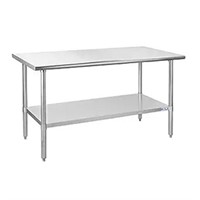 Hally Stainless Steel Table For Prep & Work 30 X 6