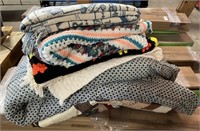 Quilts, Comforters, Blankets.