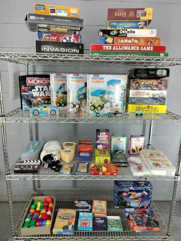Assorted Games - Rack Not Included