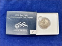 2008 US Mint Bald Eagle Commemorative Coin in Box