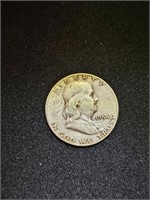 1954 S Franklin Half Dollar Coin
