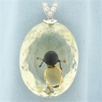 Designer Victorian Reproduction Bee Bug Rock Cryst