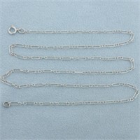 18 Inch Long and Short Cable Link Chain Necklace i