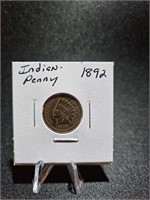 1892 Indian Head Penny Coin