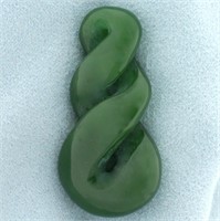 Vintage Hand Carved Jade Pendant