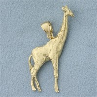 Giraffe Pendant in 14k Yellow Gold