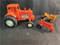 VTG Tractor Lot: Tonka, PRocessed Plastic Co & mor