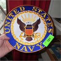 UNITED STATES NAVY PATCH 10 1/2"