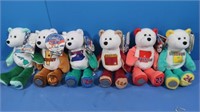 6 Limited Treasures State Bears w/State Quarter