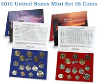 2010 United States Mint Set! 28 Coins Inside!