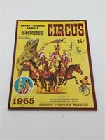 1965 Shrine Circus Souvenir Program