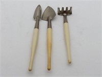 Small vintage garden tools
