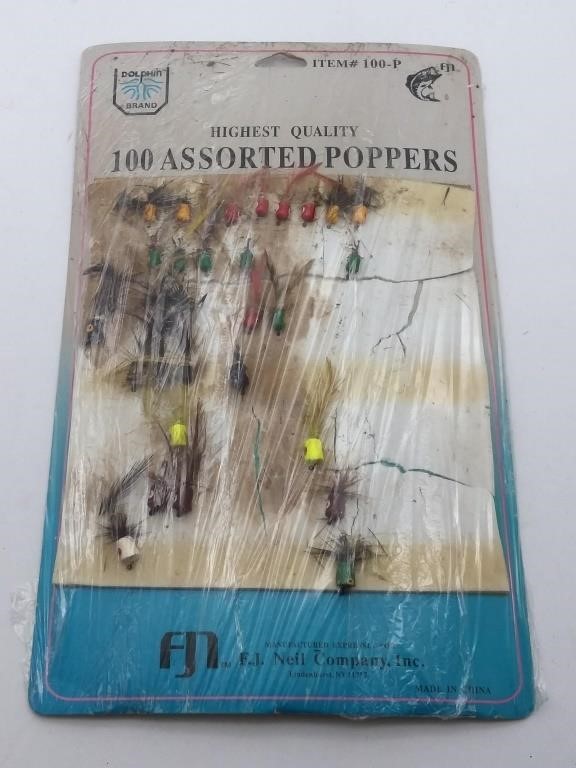 Vintage Assorted Fly Fishing Poppers
