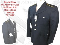 3 New Military Army Enlisted Dress Blue Jacket 38