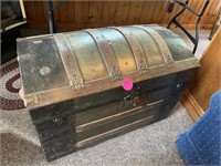 Steamer Trunk with Top Box