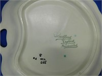 LOT - POTTERY PLATE SIGNED RADFORD; COVERED DISH