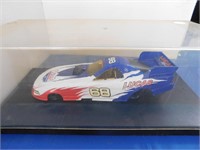 DIE CAST "LUCAS" #68 RACE CAR IN CASE