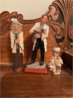 Doctor and nurse figures