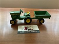John Deere Lawn Mower & Cart