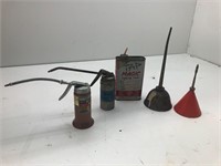 Variety of Oil Cans and Oil C-F-10
