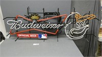 Budweiser Beer Baltimore Orioles Neon Light