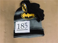 Batman hat and gloves