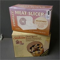 Meat Slicer - Sunbeam Food Processor