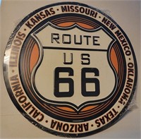 403 - ROUTE 66 METAL SIGN